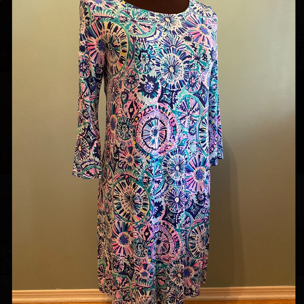 Lilly Pulitzer Ophelia dress in pastel print, M